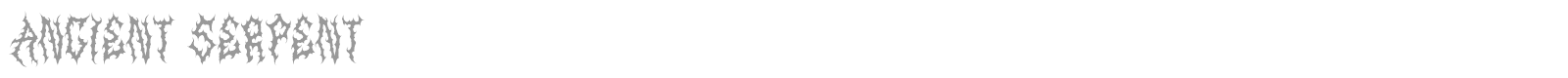 Ancient Serpent font preview